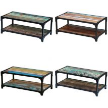 Vidaxl - Table basse Bois de récupération massif - Table Basse Vintage - Table Basse Design - Table Basse Industrielle - Table Basse Rustique