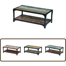 Vidaxl - Table basse Bois de récupération massif - Table Basse Vintage - Table Basse Design - Table Basse Industrielle - Table Basse Rustique