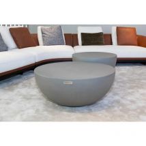 Elementi - chronos Table basse en béton stable facile d'entretien 87 x 87 x 35.6 cm
