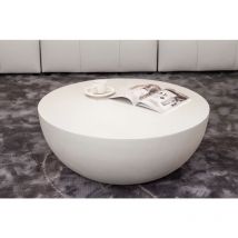 Elementi - chronos Table basse en béton stable facile d'entretien 87 x 87 x 35.6 cm
