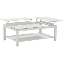 Table basse de jardin élévatrice en aluminium Butterfly