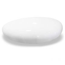 Table basse de salon blanche - Galet