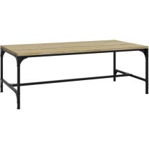 Bonnevie - Table basse de salon, Table Café, Chêne sonoma 100x50x35 cm Bois d'ingénierie OIB8057E