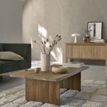 Table basse en teck massif