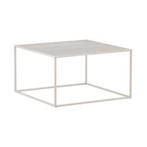 Table Basse en Métal "Netz" 80cm Beige