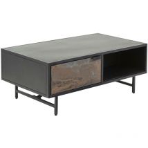 Table basse en métal Claudine