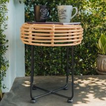 Wanda Collection - Table basse en rotin Emma