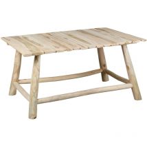 Aubry Gaspard - Table basse en teck naturel Arthur