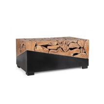 Iperbriko - Table basse Grenada Ret 100x60 - Une touche de nature et de style pour votre espace