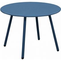 Proloisirs - Table basse jardin ronde en acier Rio 50 cm
