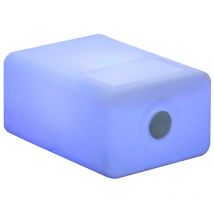 Moovere - tarida tab 30 play Table basse de 30 cm avec lumière et haut-parleur bluetooth avec batterie rechargeable. Lumière rgb