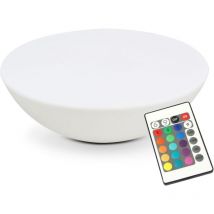 Oviala - Table basse lumineuse ronde led