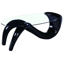 Table basse 'Maya' - 127 x 65 x 46 cm - Noir