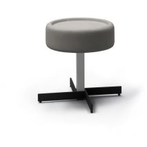 Homemania - Kenzo - Table basse (Ø.42 x Ø.42 x 40h) en mdf gris