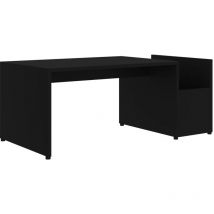Inlife Table basse Noir 90x45x35 cm Aggloméré