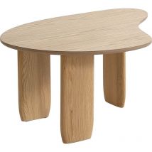 Table basse organique en bois 100 cm - Aria