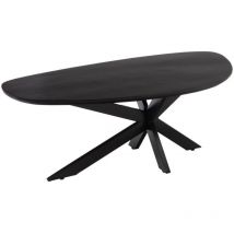 Hellin - Table basse organique en manguier et métal L120 - gaia