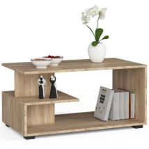 Table à café akord table basse pin Chêne Sonoma 90 cm couleur Chêne Sonoma 90x51x45 cm