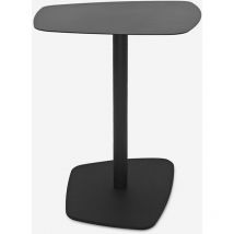 Table basse pour salon au design contemporain en métal noir Dusk