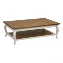 Table Basse Rectangulaire - Bois - Blanc - Interior's