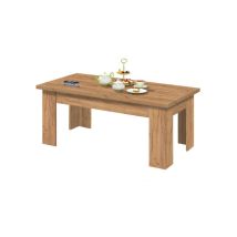 Table basse rectangulaire Chêne Miel - fruita - l 135 x l 70 x h 45 cm