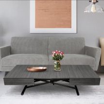 Cotecosy - Table basse relevable Sundance Bois Vintage