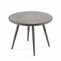 Table basse ronde de jardin plateau en céramique - Tivoli