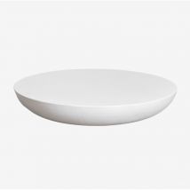 Table basse ronde en ciment (Ø105 cm) Kasuni Sklum Blanc Cassé