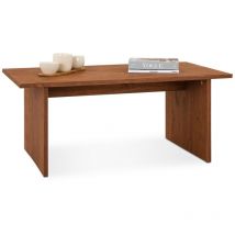 Table basse salto en bois massif - Brun foncé