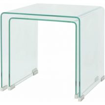 Bluedeer - Table Basse, Set de Table 2PCS Multifonctionnel pour la Maison