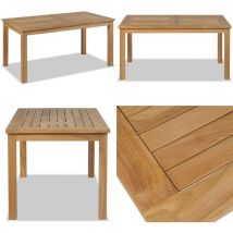Vidaxl - Table basse Teck 90x50x45 cm - Table Basse Teck - Table Basse Extérieure - Mobilier De Jardin - Table D'appoint - Déco Rustique - Home &