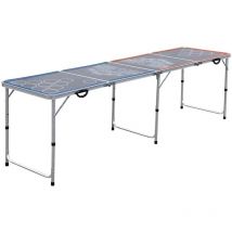 Table Beer-Pong pliable avec led intégrées 240 cm