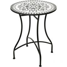 Table bistro design mosaïque Well Home Ø60x71cm