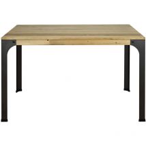 S.d.s - Table bureau Bristol. Style industriel vintage 59x115x75 cm. - Noir