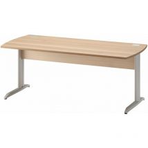 Gami - Table bureau pieds métal - Bois