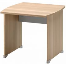 Table bureau pieds panneaux - Bois