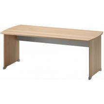 Gami - Table bureau pieds panneaux - Bois