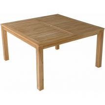 Table carrée 140cm en teck JAVA