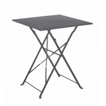 Imagin - florence - Table de jardin pliante - 2 places - Gris Anthracite