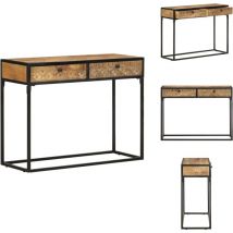 Vidaxl - Table console 100x35x75 cm Bois de manguier massif - Table Console - Tables Console - Table Console En Bois - Tables Consoles En Bois
