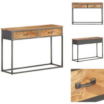 Vidaxl - Table console 110x35x75 cm Bois d'acacia massif - Table Console - Tables Console - Table Console En Bois - Tables Console En Bois