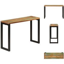 Vidaxl - Table console 110x35x75 cm bois massif de récupération - Table Console - Tables Console - Table - Table De Couloir