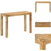 Vidaxl - Table console 110x35x76 cm Bois de manguier brut - Table Console - Tables Console - Table Console En Bois - Table D'appoint