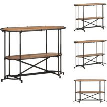 Vidaxl - Table console 110x42x76 cm bois massif d'acacia - Table Console - Tables Console - Bout De Canapé - Table De Couloir
