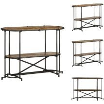 Vidaxl - Table console 110x42x76 cm bois massif de récupération - Table Console - Tables Console - Bout De Canapé - Table De Couloir