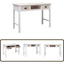 Table console 110x45x76 cm bois - Table Basse - Meuble TV - Table D'appoint - Table Console - Mobilier Intérieur