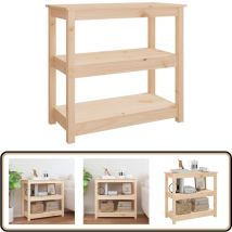 Table console 80x40x74 cm Bois massif de pin - Table Basse - Meuble Entrée - Table D'appoint - Table Console - Table Design