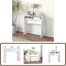 Vidaxl - Table console Blanc brillant 78x30x80 cm Aggloméré - Table Basse - Meuble D'entrée - Table D'appoint - Rangement Décoratif - Mobilier