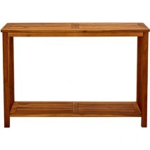Niceone - inlife Table console de jardin 110x40x75 cm Bois d'acacia solide