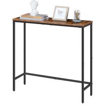 Hoobro - Table Console Fine, Petite Table de Présentation, Table d'Entrée, Bout de Canapé, Table d'Appoint Long, pour Couloir EBF75XG01